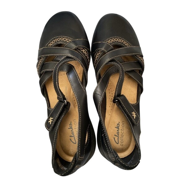 Clarks Mary Jane Slip On Shoes - Picture 2 of 12